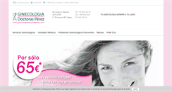 Desktop Screenshot of ginecologiadoctorasperez.com